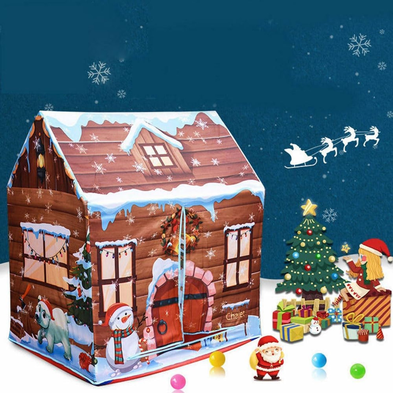 Christmas Cabin Play Tent: image 6