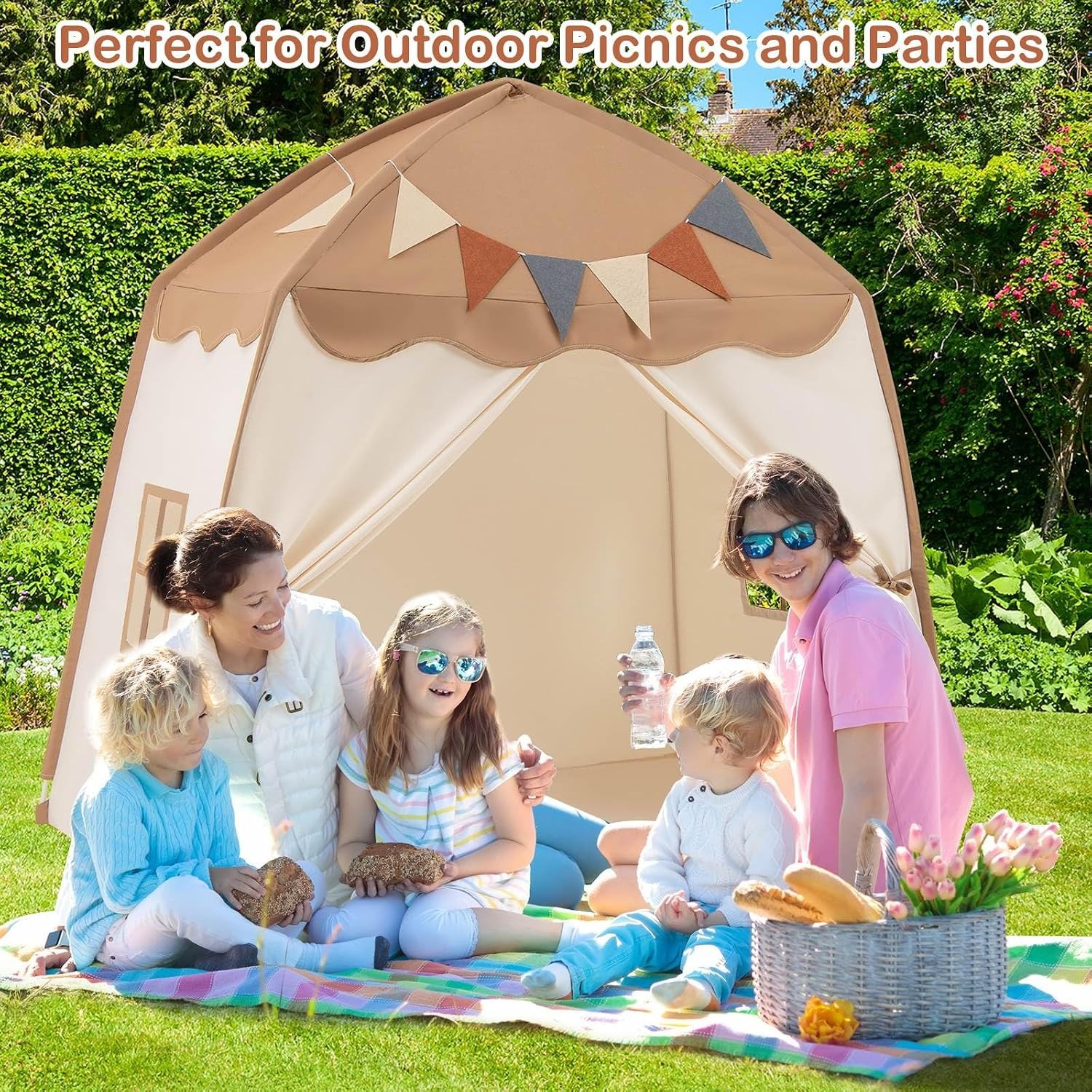 Dome Play Tent with Lights and Flags: image 9