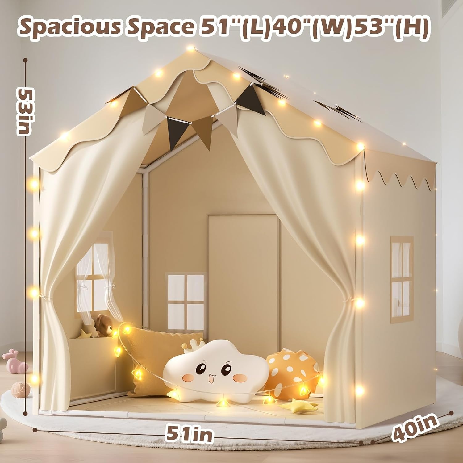 Double Door Playhouse Tent