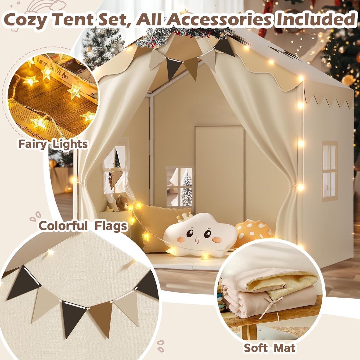 Double Door Playhouse Tent