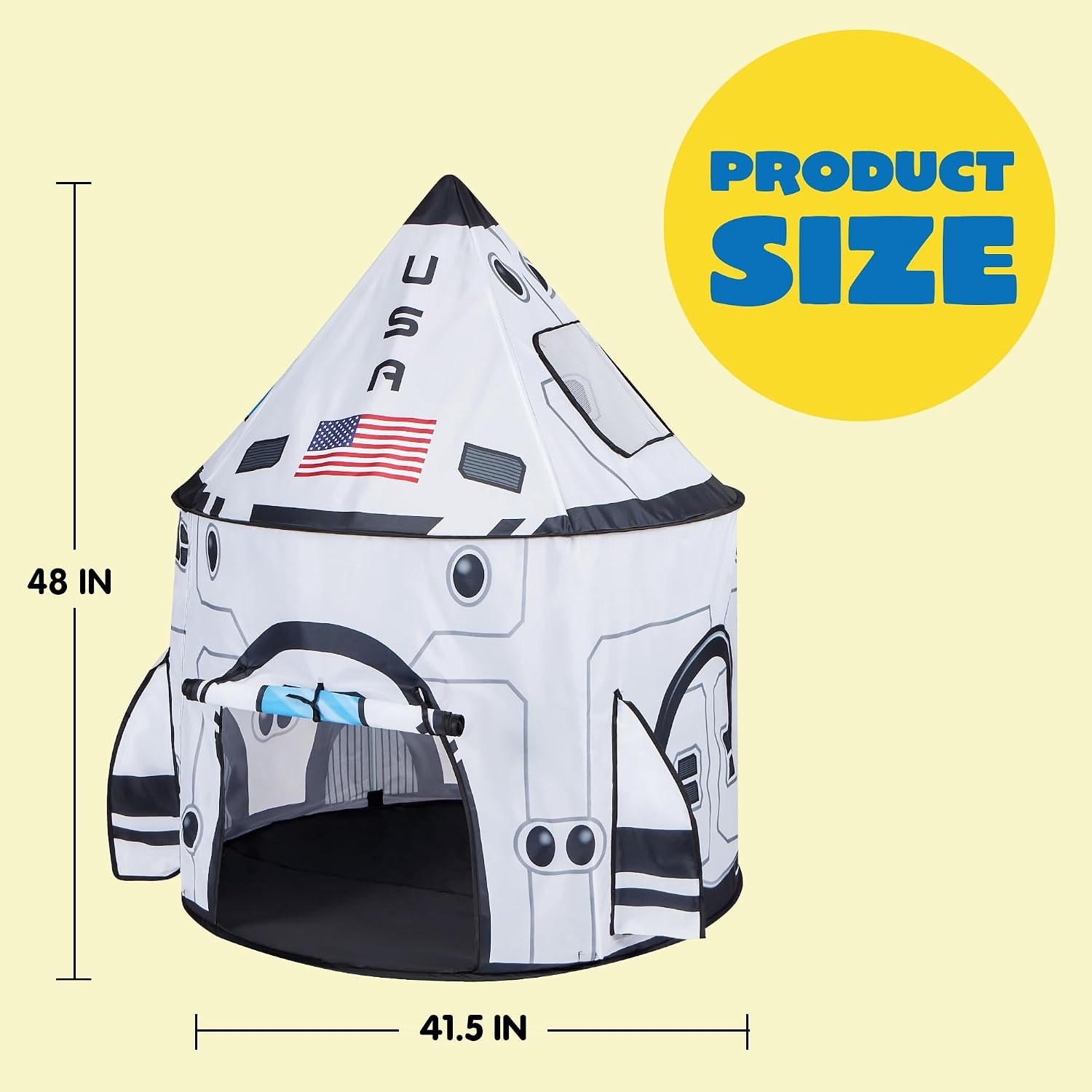 Rocket Ship Play Tent: image 6