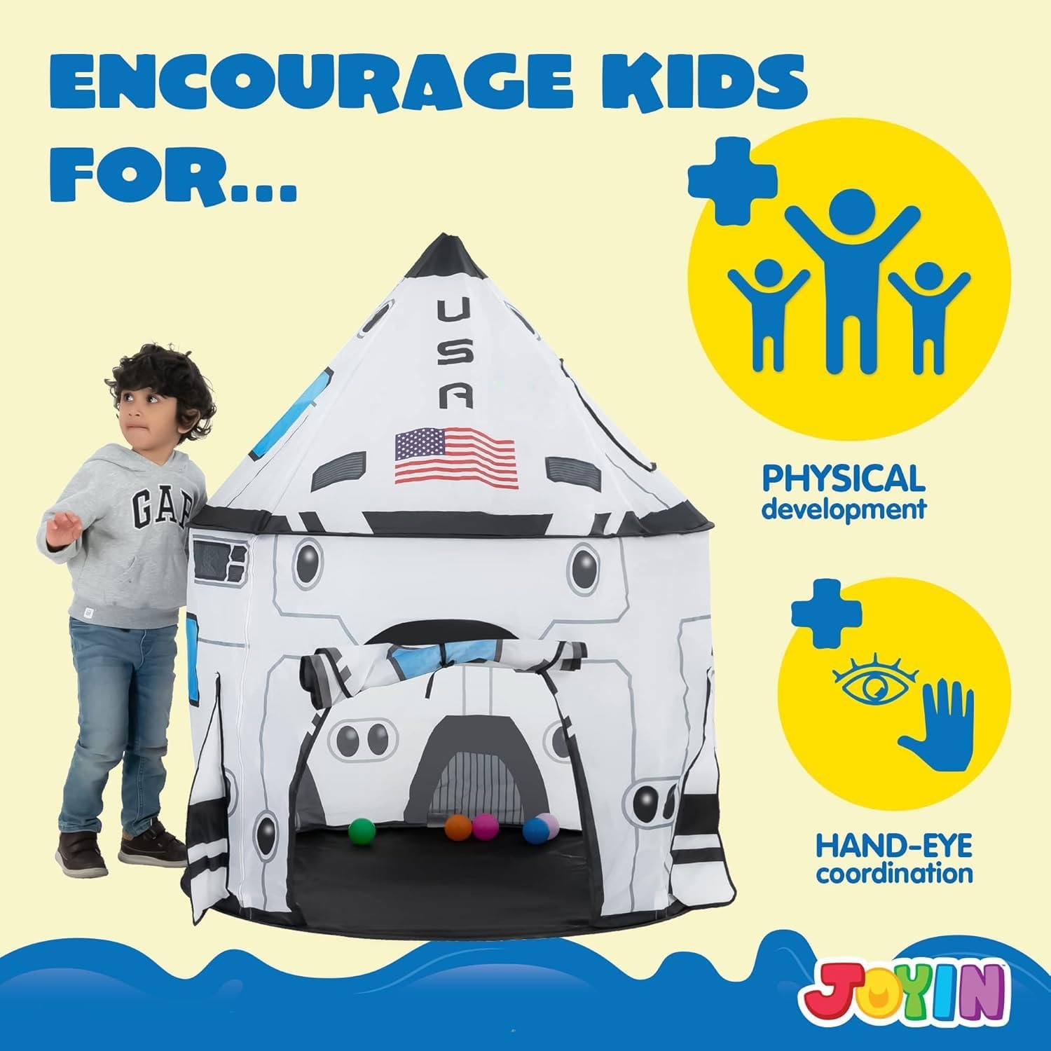Rocket Ship Play Tent: image 9