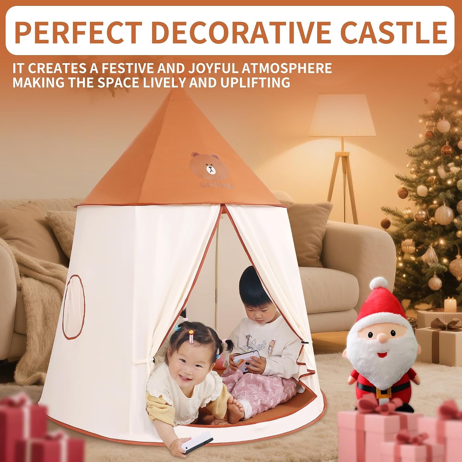 Bear Teepee Play Tent: image 2