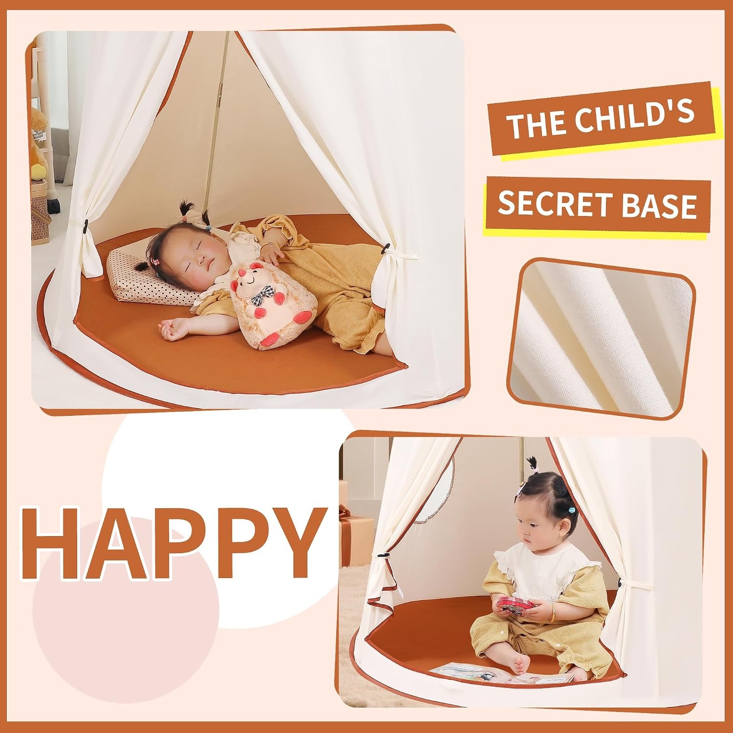 Bear Teepee Play Tent: image 9