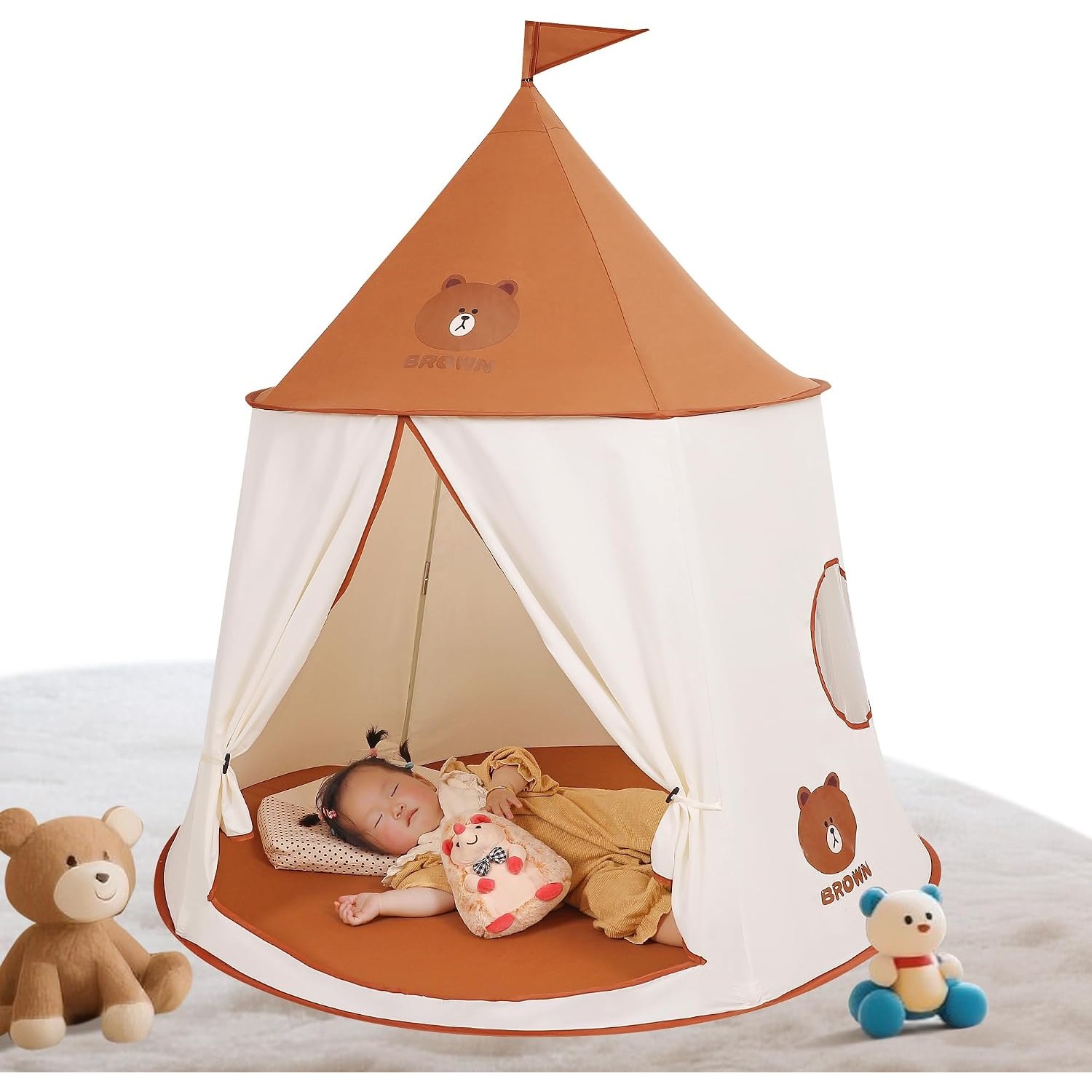 Bear Teepee Play Tent