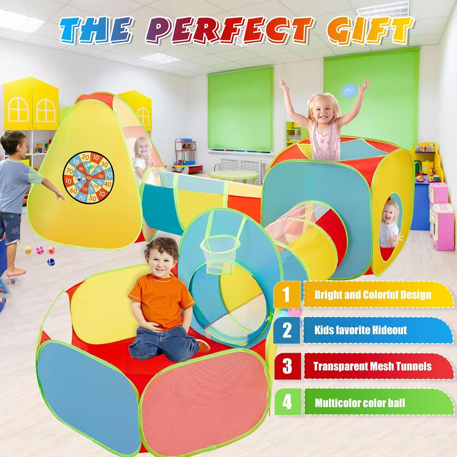 Five Piece Play Tunnel Set