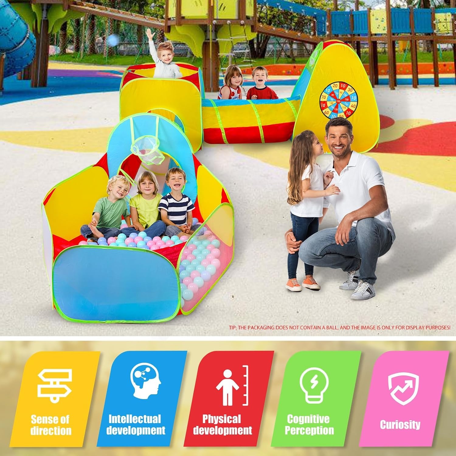 Five Piece Play Tunnel Set
