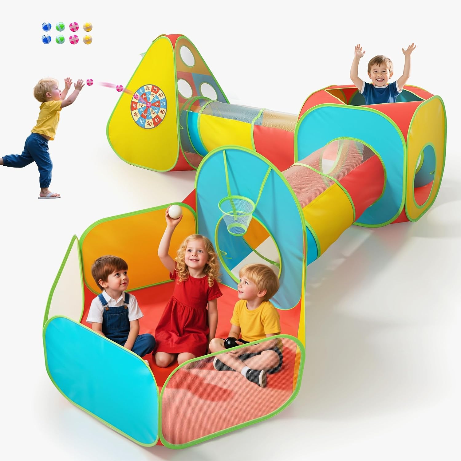 Five Piece Play Tunnel Set